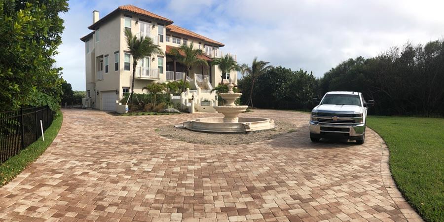 Pavers service by Brevard Outdoor Services